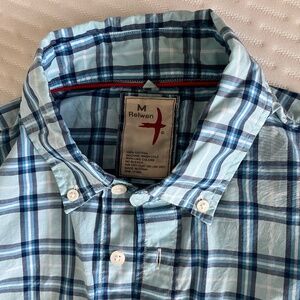 Relwen Lakeshore Plaids in Light Blue/Navy District (M)